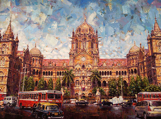 Mumbai 24 - Exhibition of Paintings by Artist Mukhtar Kazi, Fine Arts