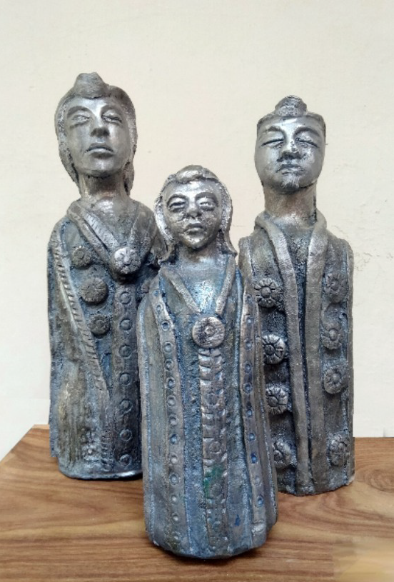 Wisdom Seekers by Mohinder Mastana Sculpture