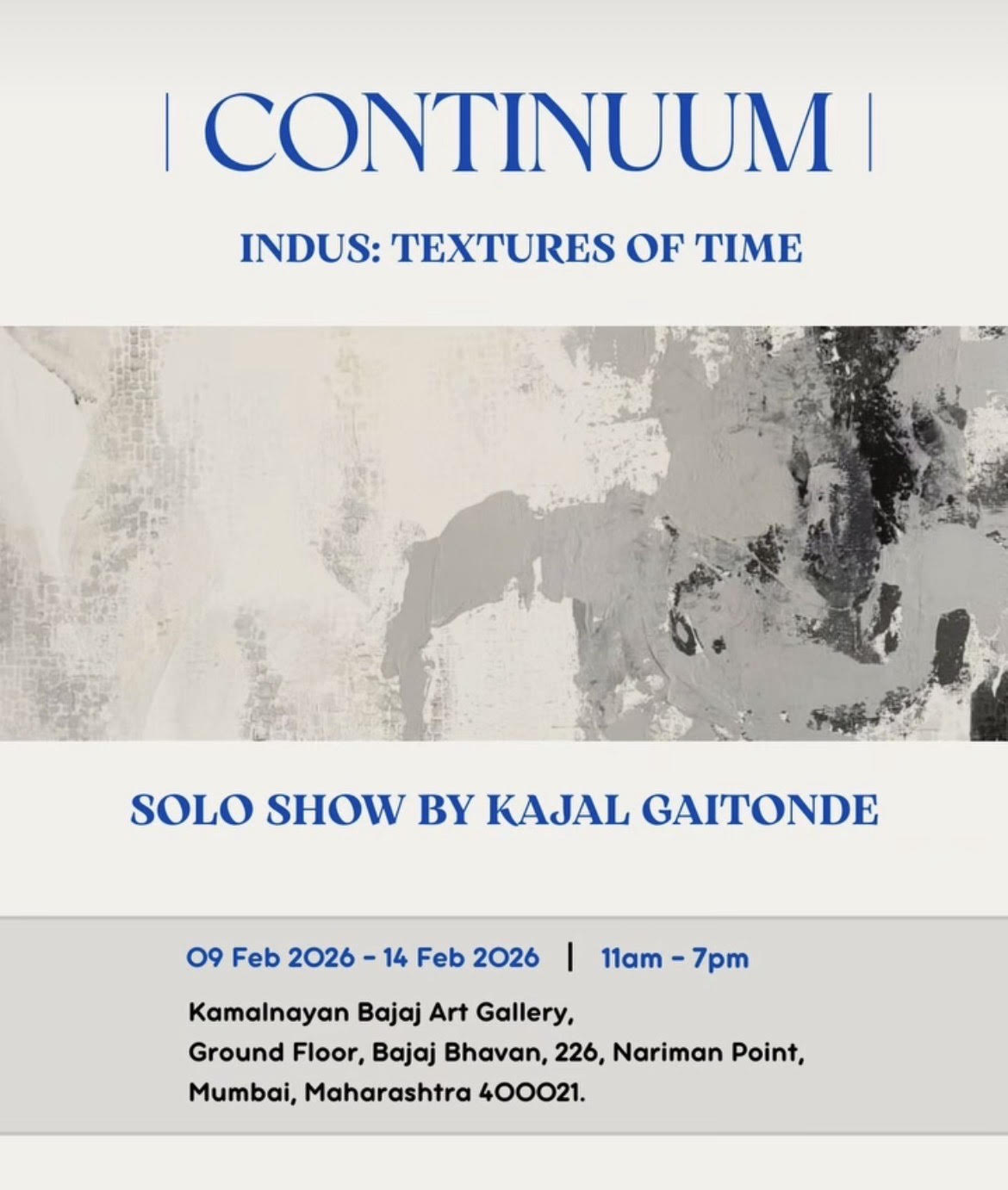 Continuum: Indus-Textures of Time